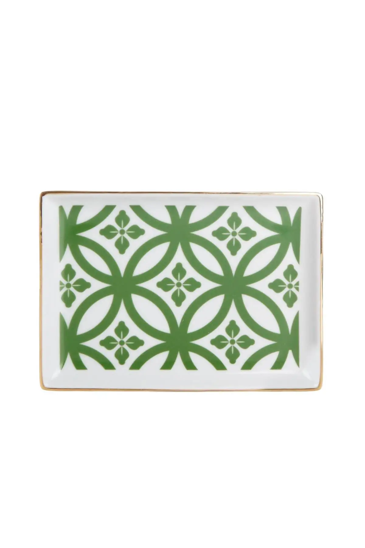 

Porland Morocco Breakfast Plate D1 Green 18x13