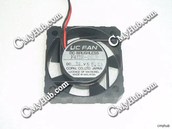 

For UC FAN F412R-24LB DC24V 4010 4CM 40mm 40x40x10mm 2Pin Cooling Fan