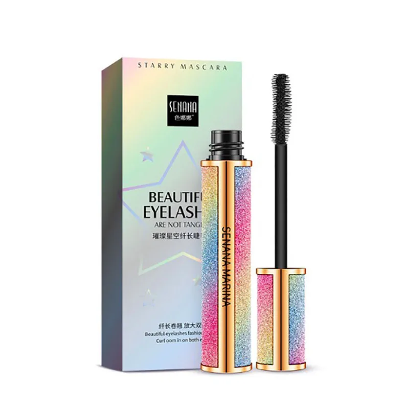 Makeup 4D Silk Fiber Lash Mascara Volume Waterproof Rimel Eyelash Extension Black Thick Lengthening Eye Lashes Cosmetics |