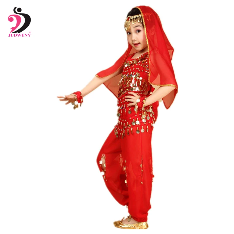 Детский костюм для танца живота новинка 2019 года Индийский Болливуд Восточный
