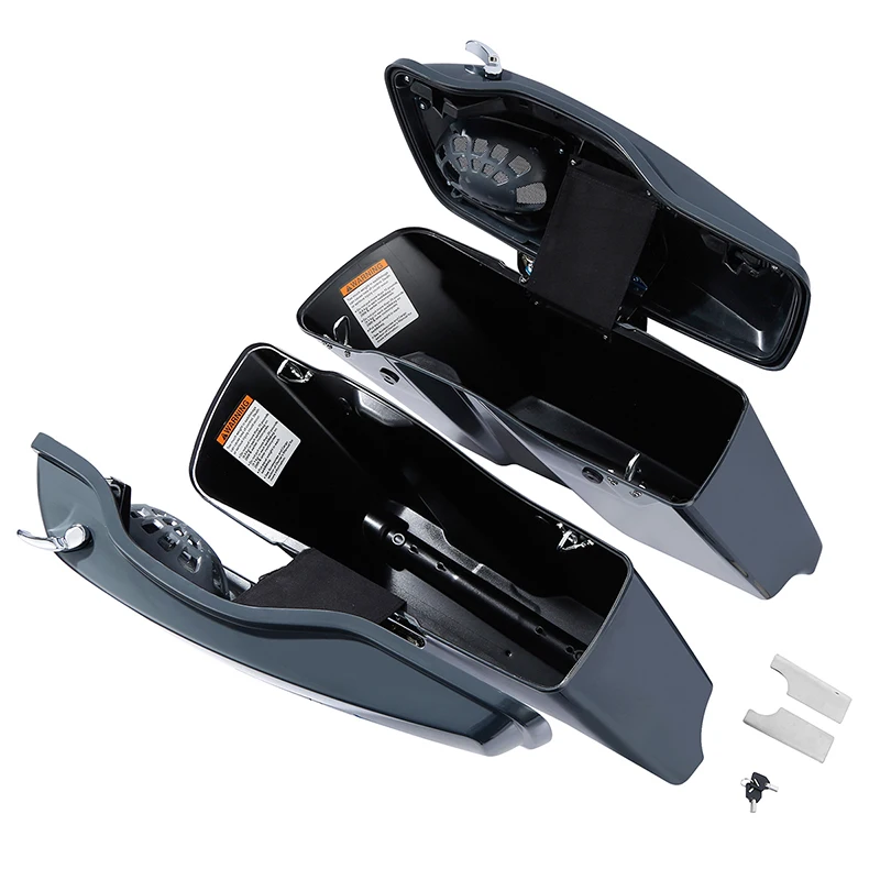 Мотоцикл 4 &quotрастягивается сумки Динамик Гриль Для Harley Touring Road Glide CVO 2014-2021 FLHX |