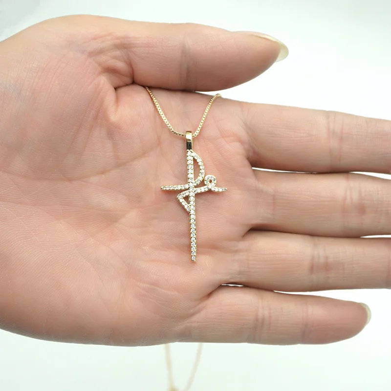 Новое поступление золотое ожерелье WENDYFO с изображением религии для мужчин и