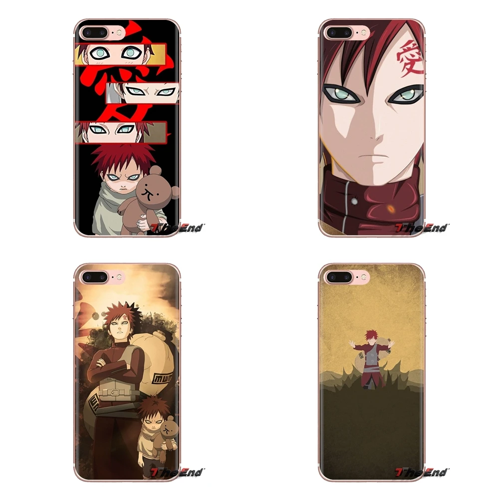 For Samsung Galaxy J1 J2 J3 J4 J5 J6 J7 J8 Plus 2018 Prime 2015 2016 2017 Anime Naruto Gaara Transparent Soft Shell Covers |
