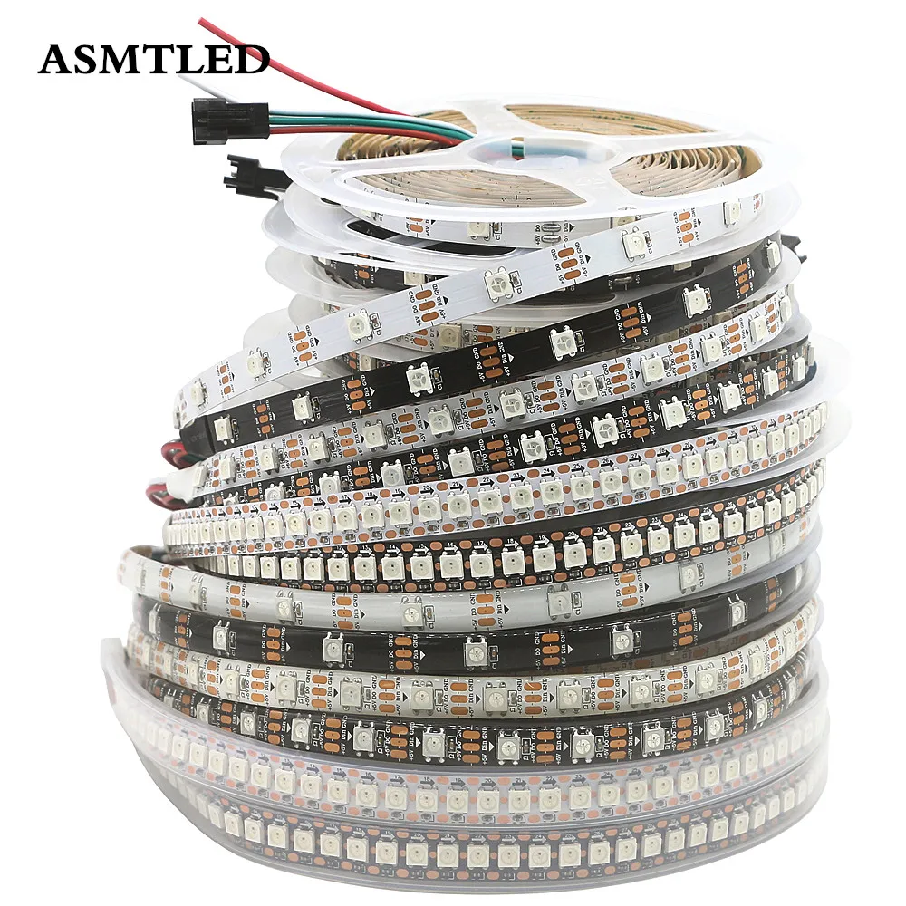 

WS2812B умная светодиодная лента 30/60/144 LED/м 5В