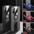 Автомобильный Магнитный чехол с кольцом-держателем для Samsung Galaxy A71 A51 A81 M31 A01 A10 A20 S A40 S9 S8 S10 S20 Plus Note 10 9 8, кожаный чехол 