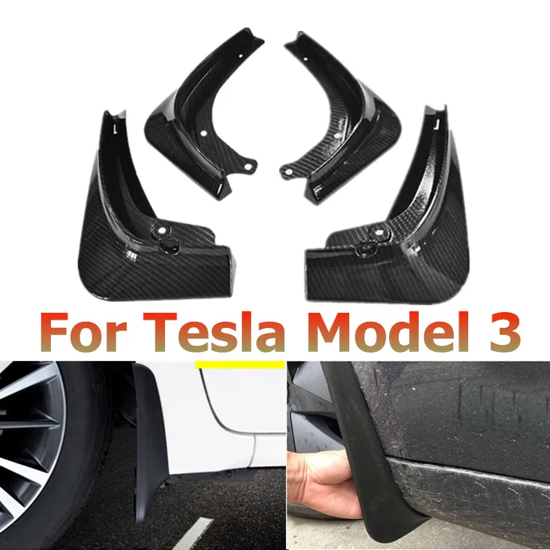 1 компл. Автомобильные Брызговики брызговики крылья для Tesla модель 3 с крепежными винтами OE88