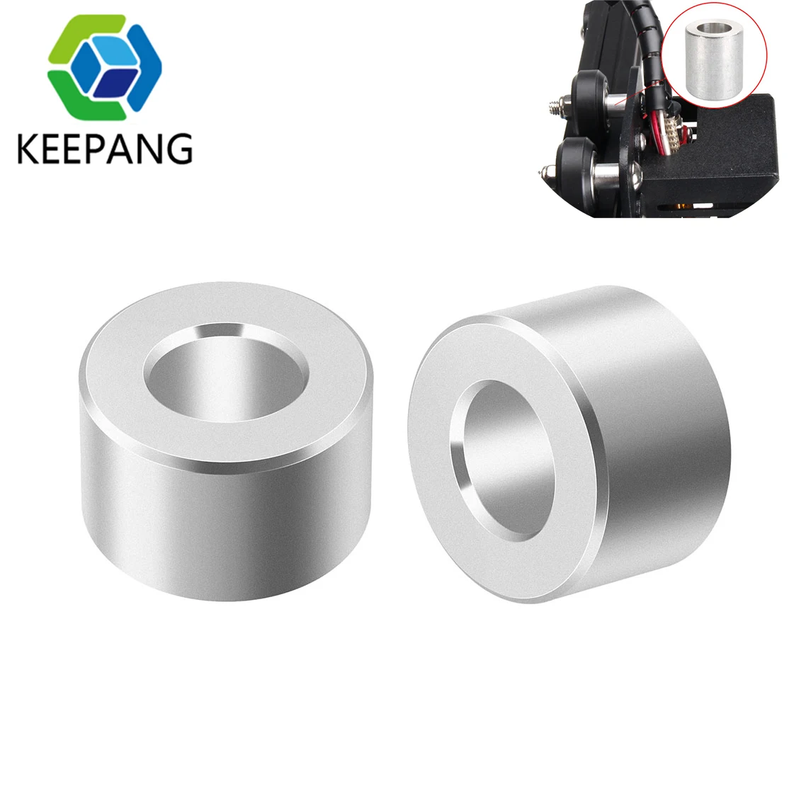 

20pcs Isolation Column 3D Printer Parts Openbuilds Aluminium Spacer V-slot Separate Pillar Quarantine Bore 5mm for 3D Printer