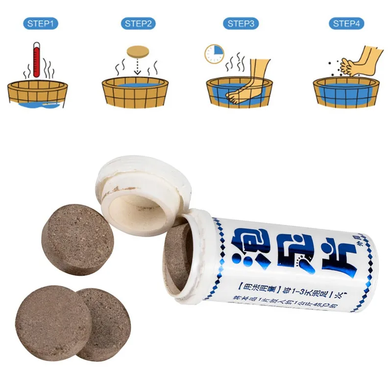 Лечение грибковых ногтей детоксикация ног Замачивание долгосрочное облегчение