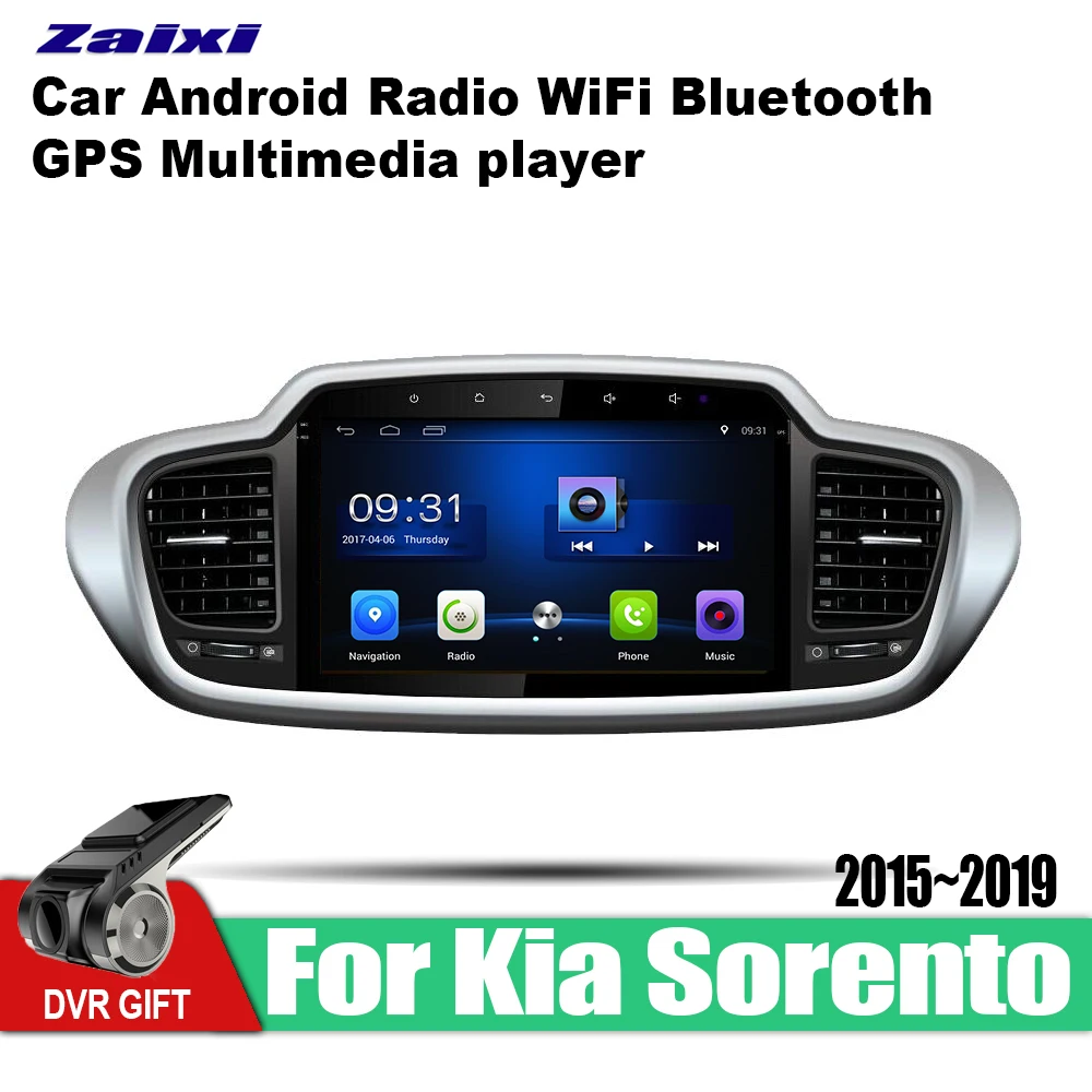 Автомобильный мультимедийный плеер ZaiXi с gps для Kia Sorento 2015 ~ 2019 автомобильный