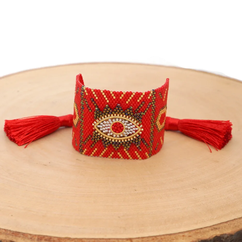 Браслеты SHINUSBOHO в стиле панк для мужчин и женщин мексиканские браслеты на