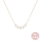 Автоклав 925 пробы Серебряное жемчужное ожерелье, 1 шт. Цепочка-ожерелье для женщин Роскошные ювелирные изделия колье модное ювелирное изделие YHP-2357