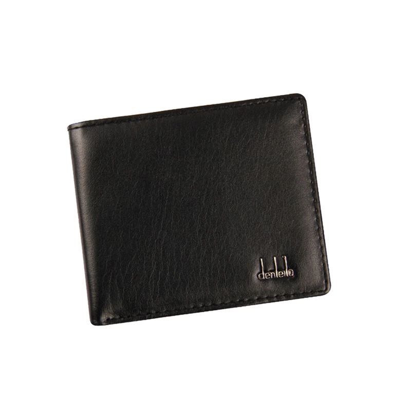 Стильный легко сочетающийся мужской кожаный кошелек с зажимом женский