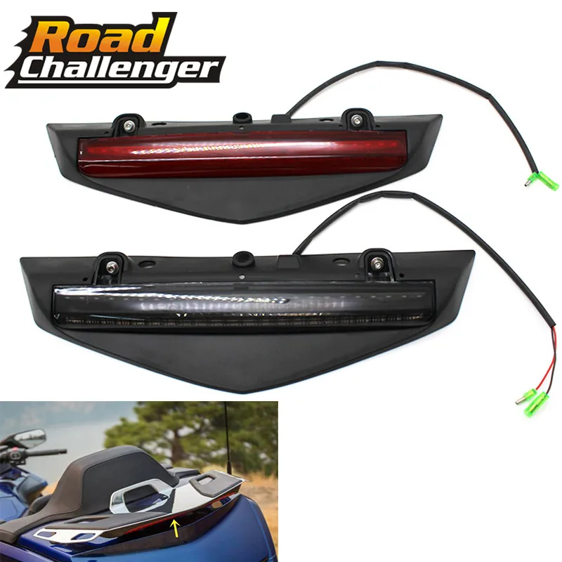 Мотоциклетные сумки на багажник спойлер светодиодный стоп сигнал светильник