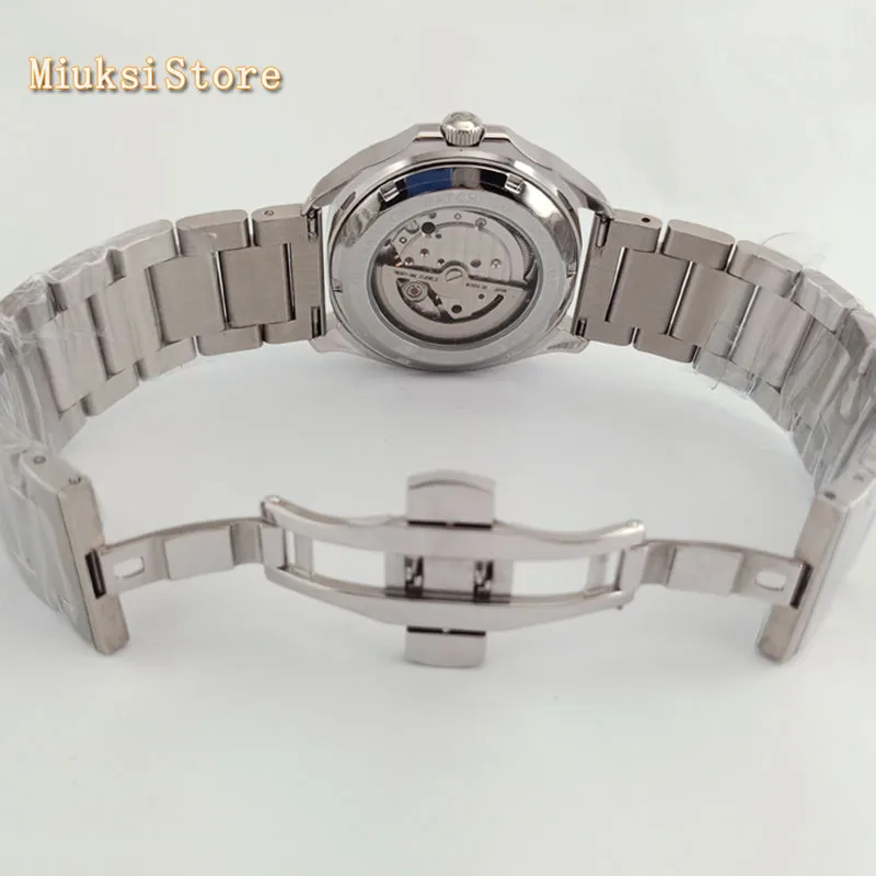 Мужские механические часы с сапфировым стеклом 40 мм | Наручные