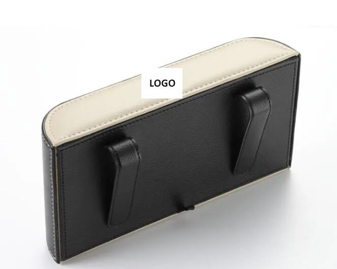 Автомобильный кожаный солнцезащитный козырек коробка для салфеток Держатель