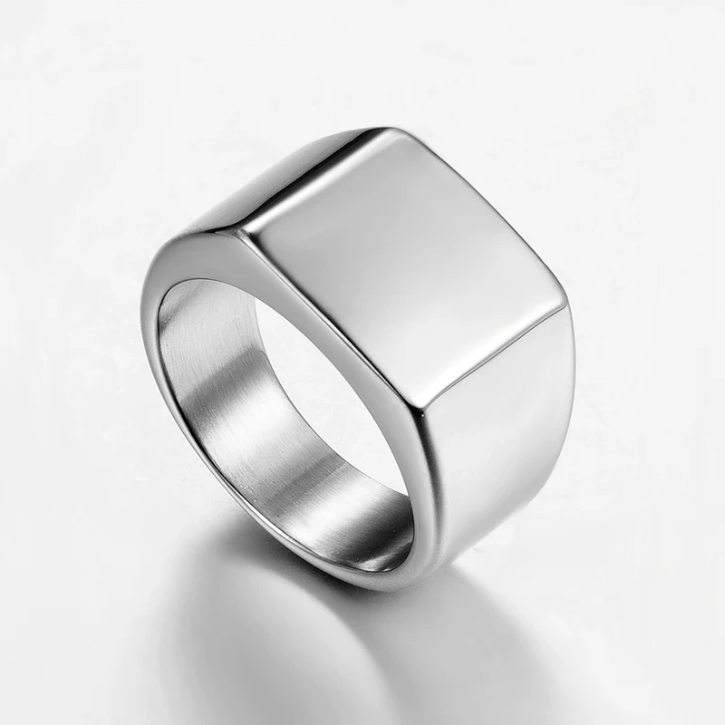 Кольца из нержавеющей стали для мужских колец ювелирные изделия влюбленных панк