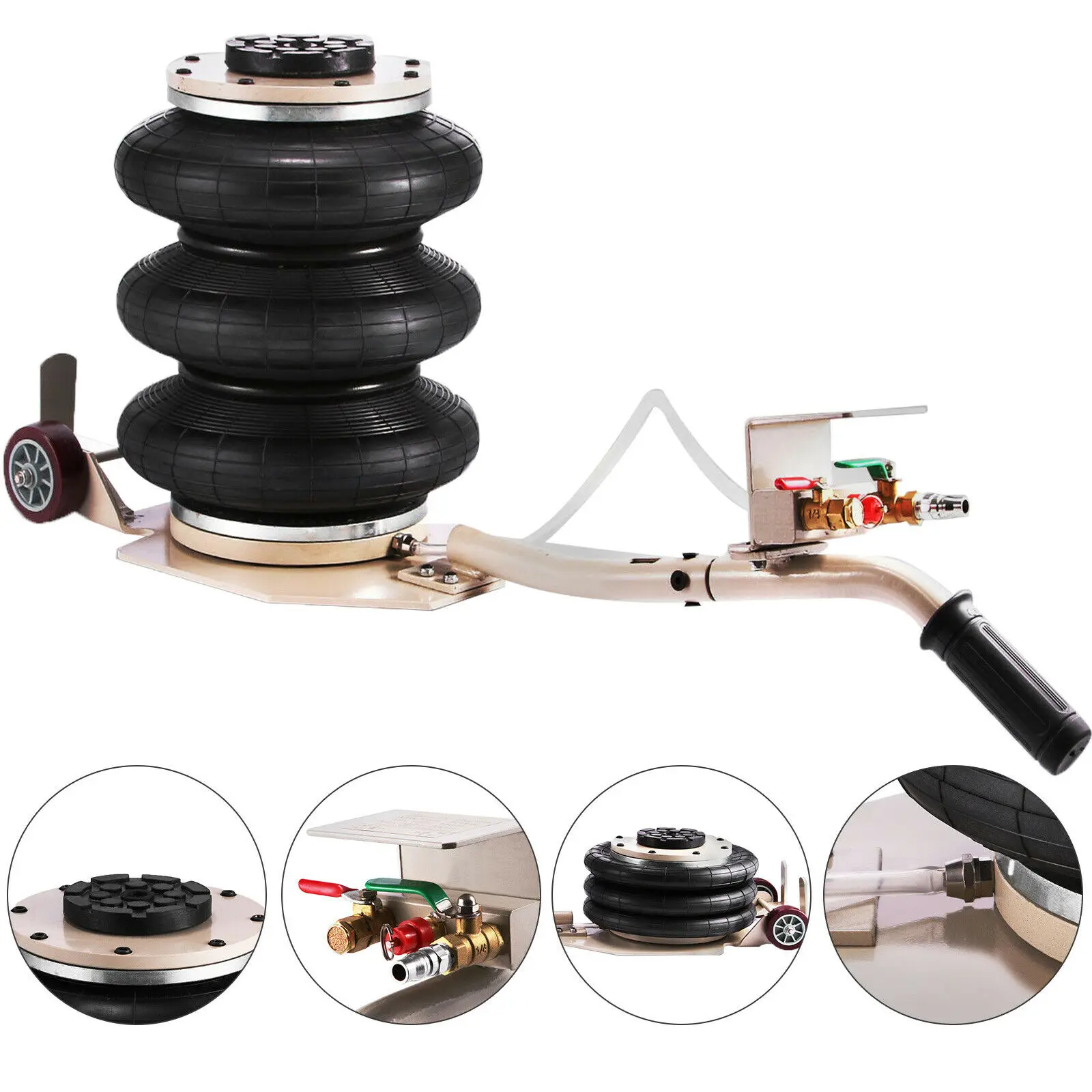 Пневматический домкрат грузоподъемность 3 тонны высота подъема 16 дюймов 6600