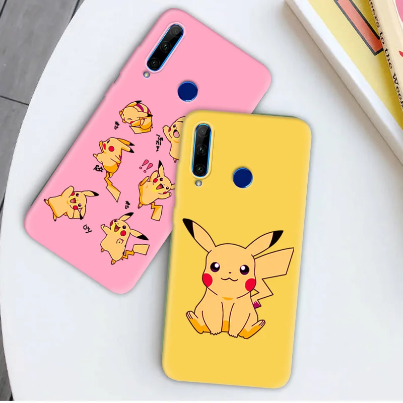 Милый разноцветный чехол Pika из ТПУ для huawei P Smart мягкий телефона 2019 PSmart Plus Z бампер|