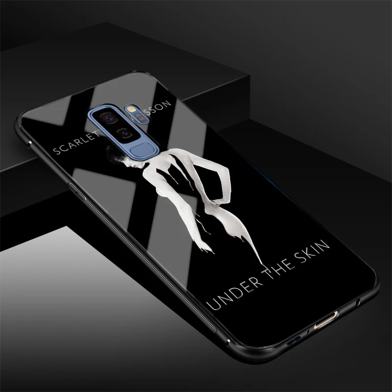 Чехол из закаленного стекла под кожу для телефона Samsung Galaxy S8 S9 S10 S20 PLUS J8 J6 J4 2018 NOTE 8 9
