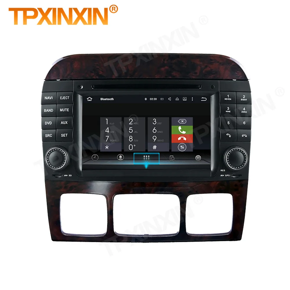 

64G For Benz S W220 1998 1999 2000 - 2005 Android Car Radio Tape Recorder Multimedia Player GPS Navigation HD Screen Head Unit