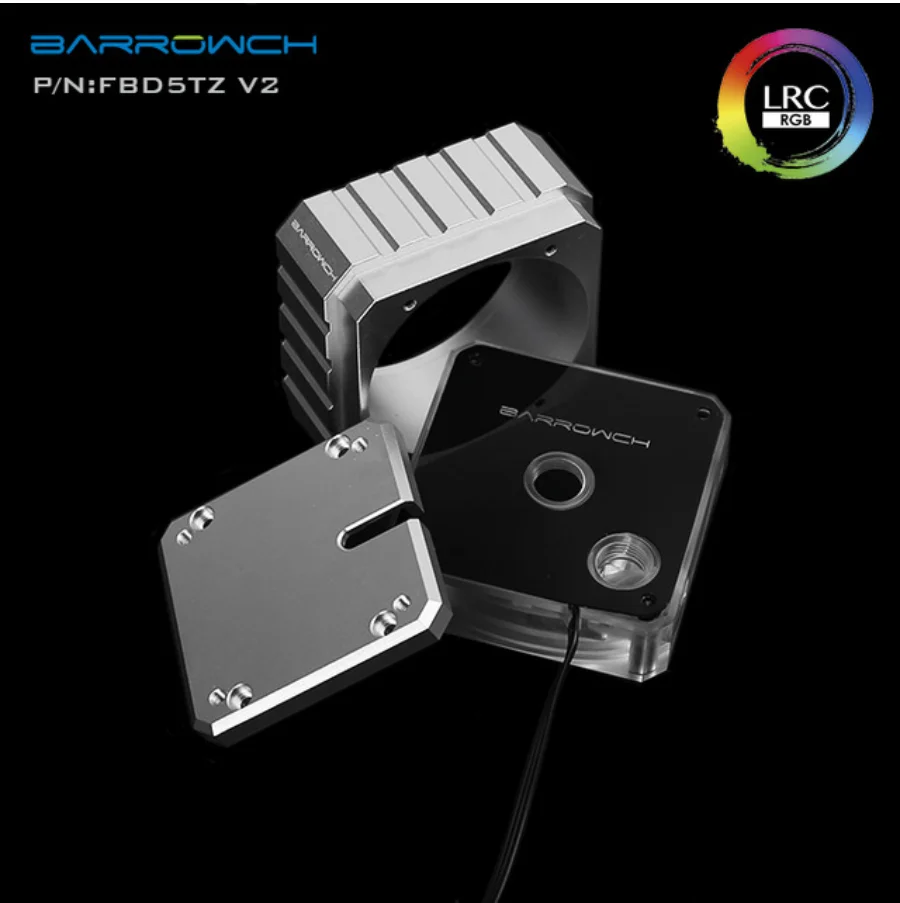 silver Barrowch FBD5TZ-V2 D5 серия насосов специализированный, модифицированный термо комплект, для D5 серии насосов, курган SPG40A-X и приводной D5T-38 - Цвет лезвия: silver
