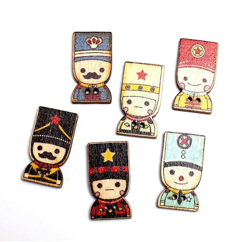 10 шт. деревянные пуговицы с 2 отверстиями для скрапбукинга поделки детская одежда