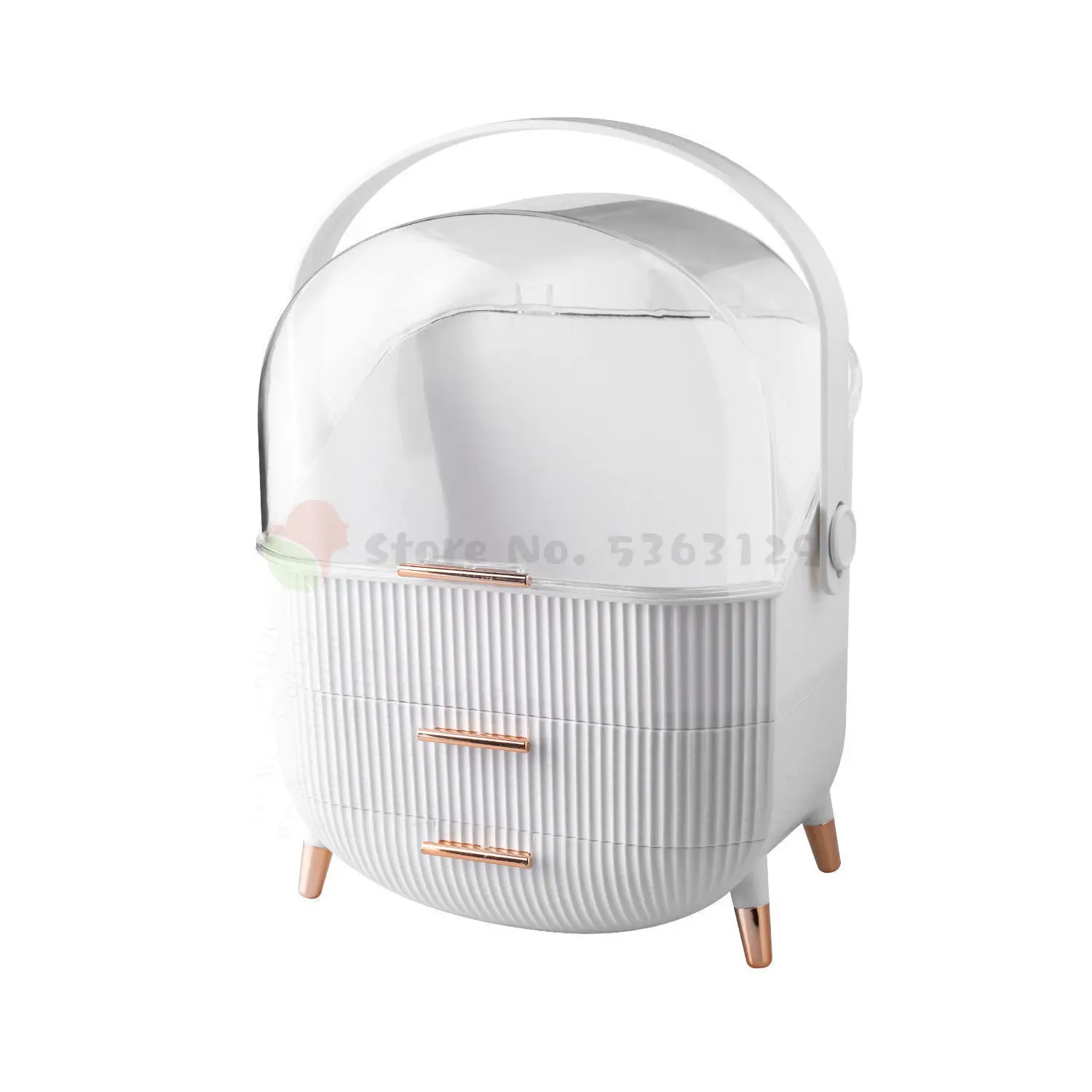 

Fashion Big Capacity Cosmetic Storage Box Waterproof Dustproof Bathroom Desktop Beauty Makeup Organizer Skin Care Storage Drawer