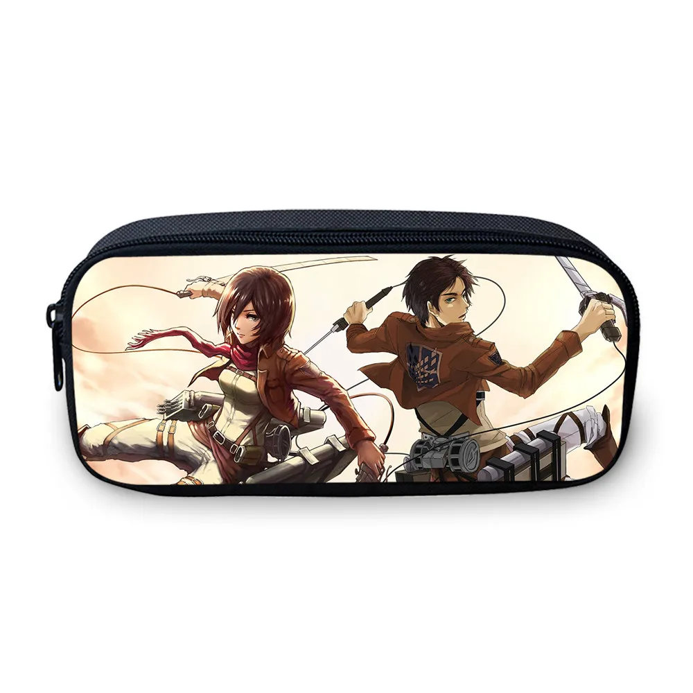 Кошелек VEEVANV новая ручка для девочек Attack on Titan держатель 3D мультяшный пенал