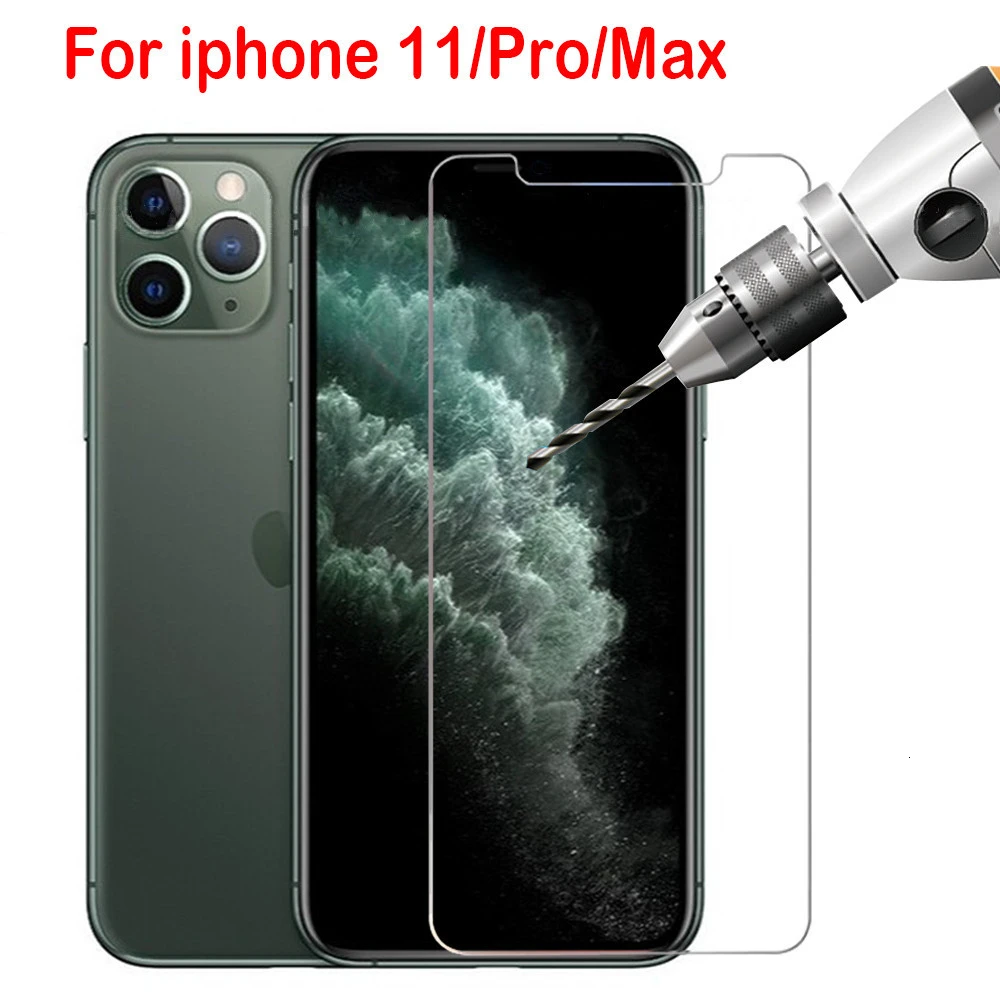2.5D Закаленное стекло для Apple iPhone 11 Pro Max XS XR X 8 7 6 6S SE 5S 4 4S 9H HD защитная пленка экрана 10