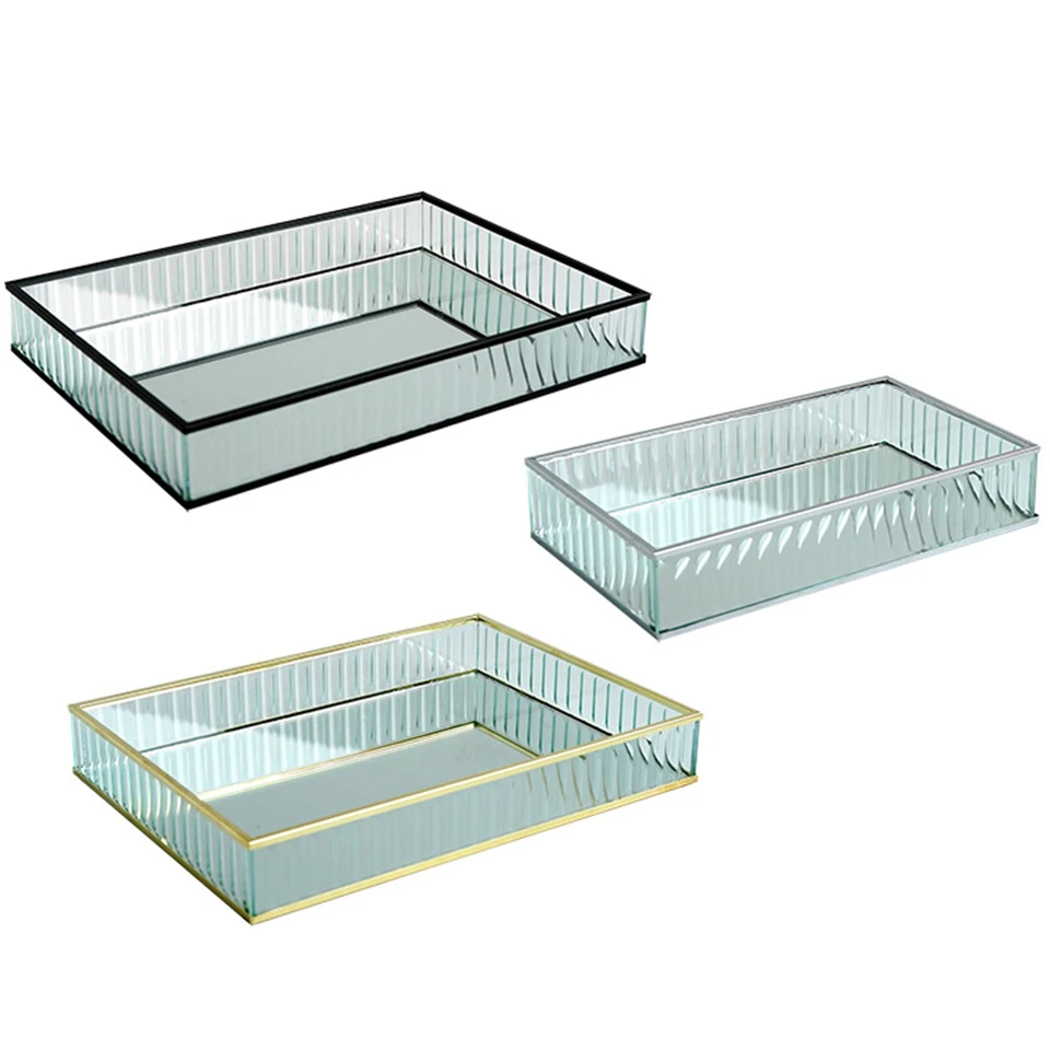 Transhome стеклянная зеркальная подставка для торта 2 размера