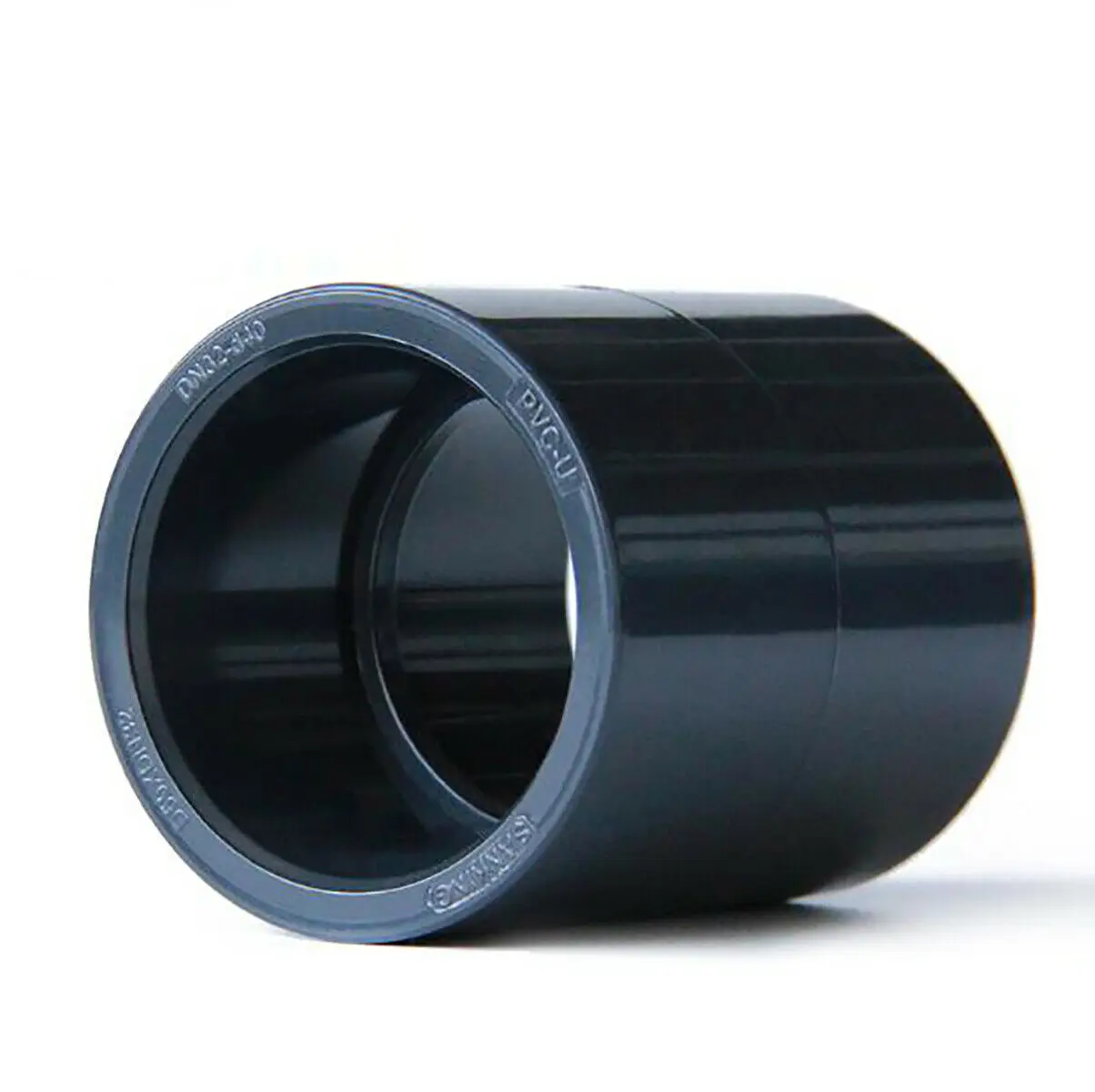 Темно серый НПВХ розетка прямой соединитель утепленные растворитель сварки