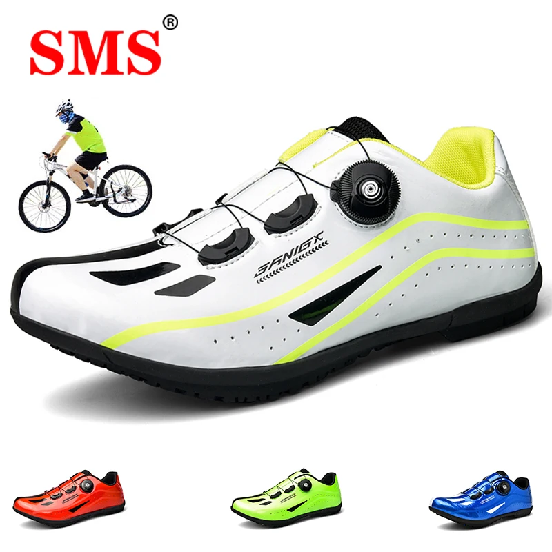 

SMS Cycling Shoes SPD Cleat Men Outdoor Breathable Self-locking Mountain Bike Shoes Bicycle Racing Sneakers MTB Shoes Unisex