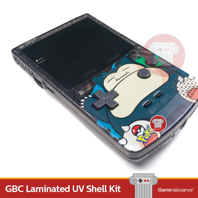 GBC ламинированный ЖК-дисплей UV Shell Kit Game Boy цветной пользовательский корпус с