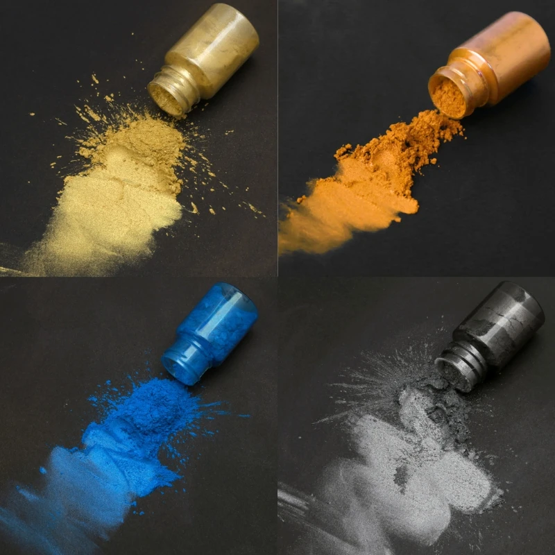 Разноцветные перламутровые пигменты Aurora Resin материалы для изготовления