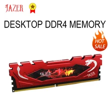 JAZER Ram DDR4 8GB 16GB 2666MHz 3000MHz 3200MHz Memoria DDR4 4GB 2400MHz Desktop Memory  1.2v Rams With Heatsink