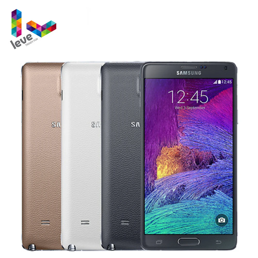 Samsung Galaxy Note 4 N910 N9100 Unlocked Mobile Phone 3GB RAM 32GB ROM Quad Core 5.7
