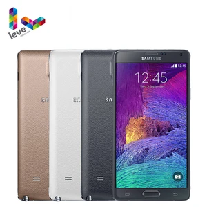 samsung galaxy note 4 n910 n9100 unlocked mobile phone 3gb ram 32gb rom quad core 5 7 16mp 4g lte original android smartphone free global shipping