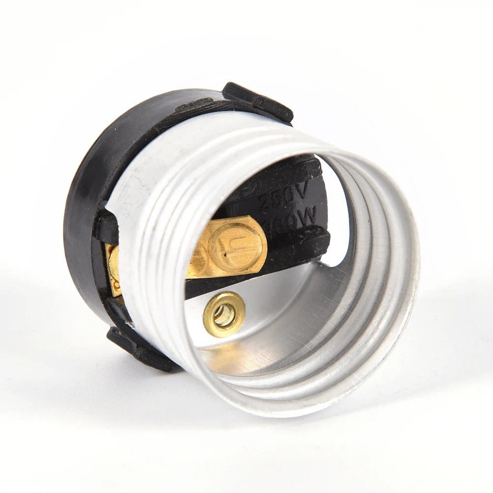 

1Pcs Retro Vintage E26/E27 Edison Screw Bulb Aluminum Shell Base Lamp Bulb Holder Pendant Lighting Socket