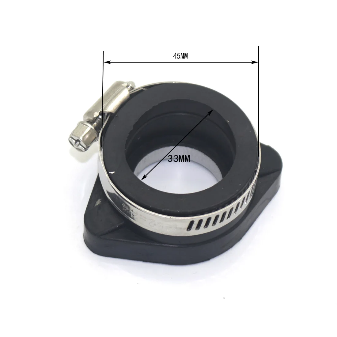 28mm Intake Adapter Carburetor Rubber Replacement Carb Flange Manifold