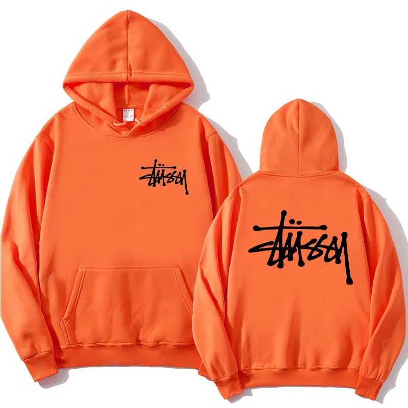 

Stuttsey printed Hoodie men's oversized Pullover fashion spring and autumn winter Hoodie women's loose casual Street Sweatshirt