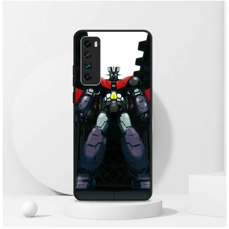 

Mazinger Z Tempered Phone Case For Huawei P9 P10 P20 P30 P40 Lite 2017 Pro SMART2019 Cover Fundas Coque