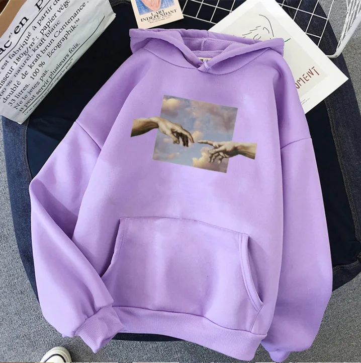 Couples Hoodie for Women Fashion Print Winter Sweatshirt Clothes Women Oversized Sweetshirt Harajuku Vintage Unisex Mens Hoodies