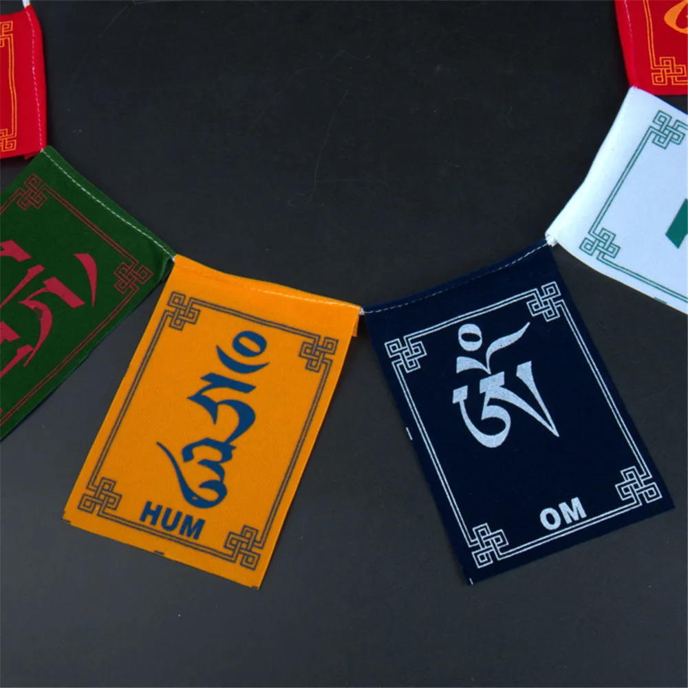 3 шт. подвесной мини-флаг мантры 6 символов длина 90 см |
