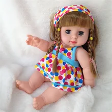 30cm Fashion Doll Soft Vinyl Reborn Baby Playmate Kids Toys Pretend Toys Christmas Birthday Gift Photography Props