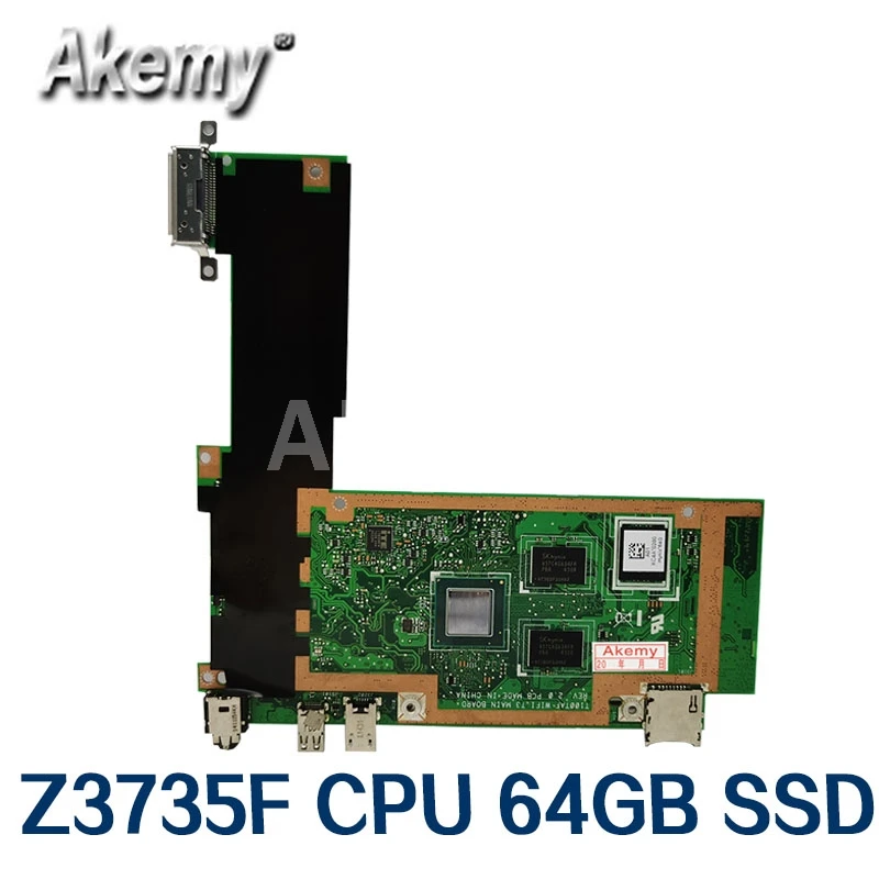 

T100TAF Motherboard For Asus T100TAF Tablet Mainboard T100TAF Motherboard Test 100% OK Z3735F CPU 64GB SSD