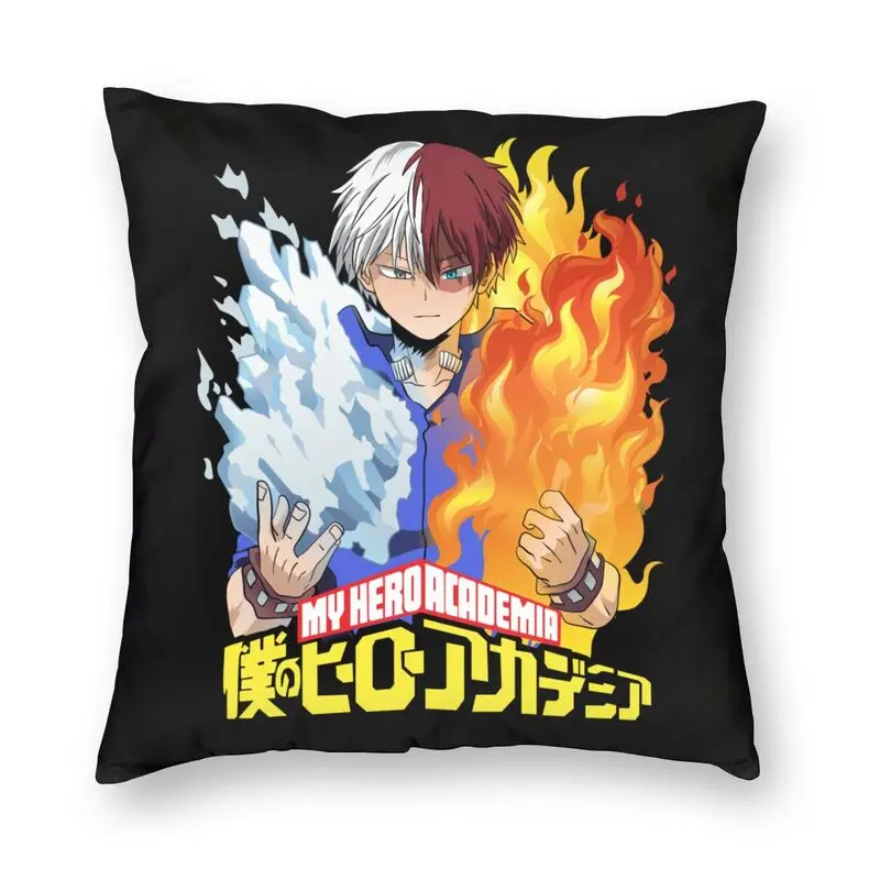 

Шото Тодороки My Hero Академия квадратная наволочка для подушки украшение для гостиной MHA Аниме Манга диванная наволочка для подушки Чехол для...