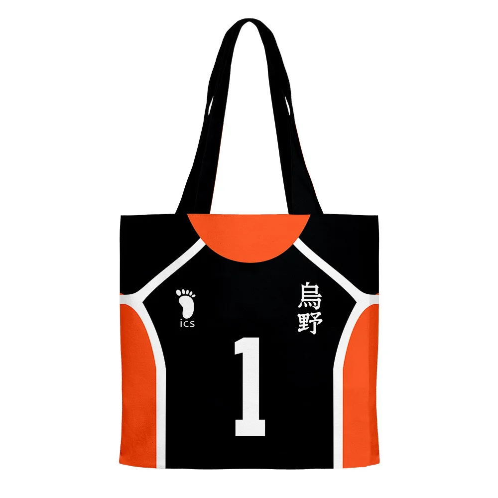 2020 Haikyuu! Холщовые сумки вместительная сумка для колледжа в стиле Харадзюку