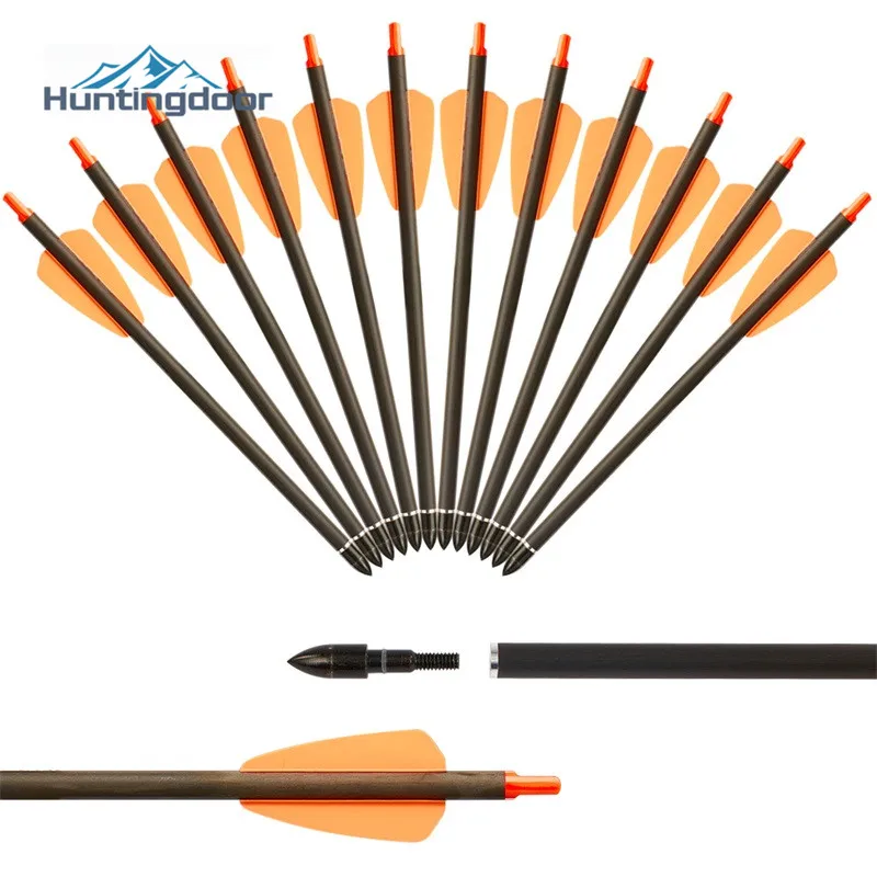 6/12/24 шт чистый углерод Охотный арбалет с употреблением желтого зубчика стрелка 7 5