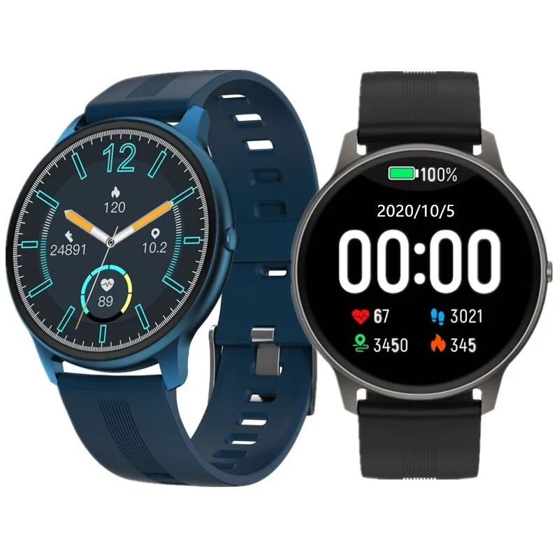 

2021 Smart Watch Men IP68 Waterproof Fitness Tracker Heart Rate Sleep Monitoring Clock Weather Display Sport Smartwatch Women