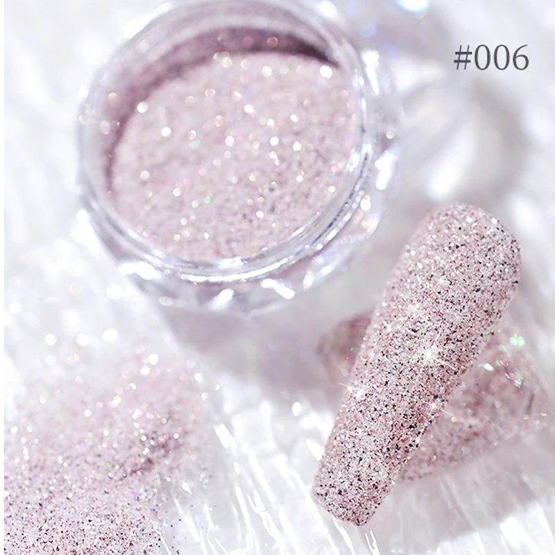 

11Colors Nail Crystal Diamond Powder Rainbow Color Glitter Shiny Pigment Holographic Glass Micro Drill Nails Art Decoration